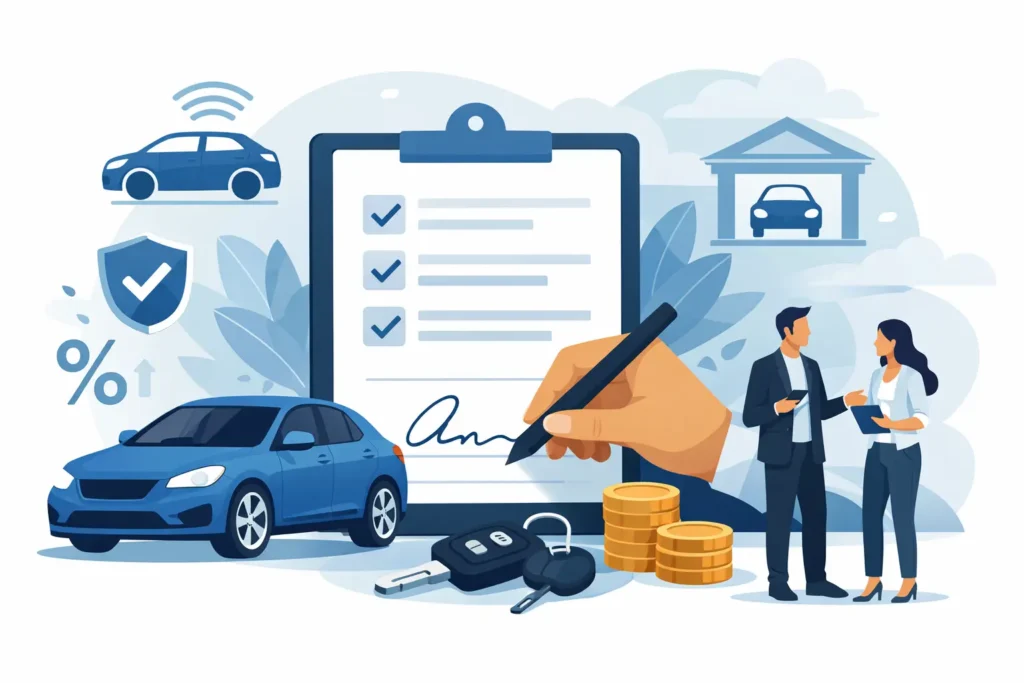 Autokredit mit digitaler Unterschrift erklärt