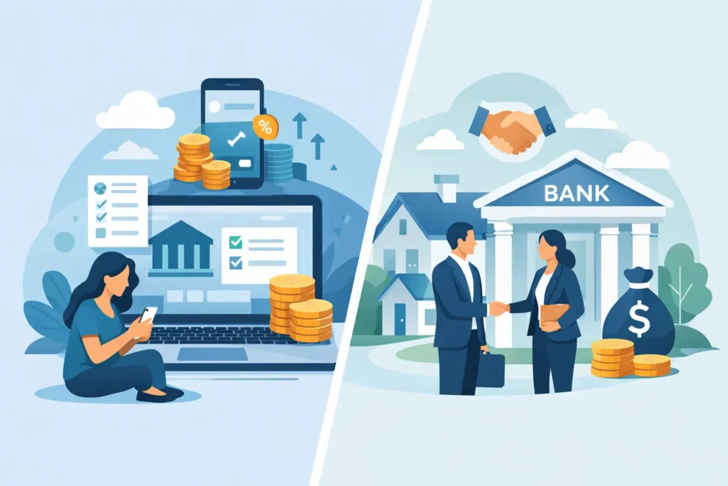 Onlinekredit oder Hausbank - was passt besser?